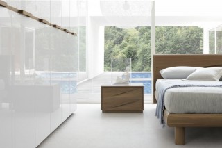 Made in Italy Wood Designer Bedroom Furniture Sets with Optional Storage System