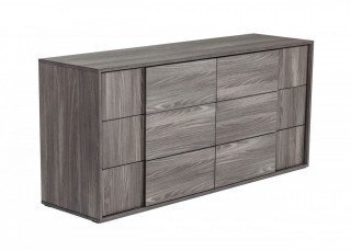 Elegant Wood Modern Master Bedroom Set feat Wood Grain