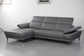 Luxury Sectional Upholstered in Real Leather