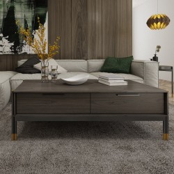 Oak Contemporary TV Stand Base in Wood