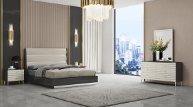 Fashionable Leather Luxury Bedroom Furniture