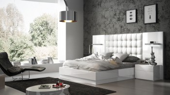 Made in Spain Wood High End Platform Bed with Extra Storage Made in Spain Wood High End Platform Bed with Extra Storage