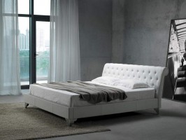 Unique Leather High End Platform Bed