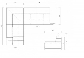 Contemporary Top-Grain Leather Sectional