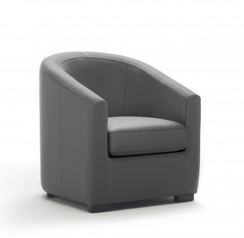 Italian Made Grey Italian LeatherLiving Room Chair Italian Made Grey Italian LeatherLiving Room Chair