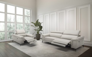 Top Grain Leather Living Room Set