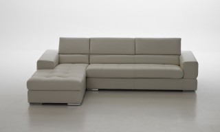 Overnice Sectional Upholstered in Real Leather