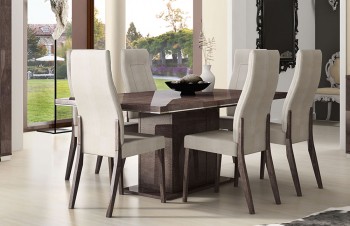 Italy Made Prestige Extendable Walnut Dining Table