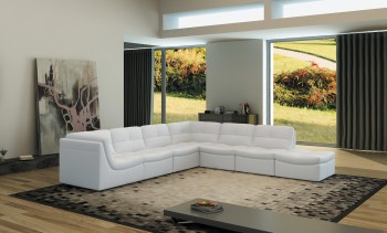 Advanced Adjustable Designer All Leather Sectional