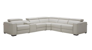 Unique Leather Upholstery Corner L-shape Sofa