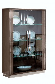 Glass Doors and Shelves Two Door China from Italy Glass Doors and Shelves Two Door China from Italy