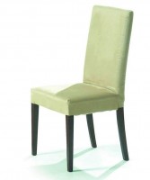 Beige Color Fabric Dining Chair