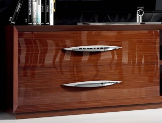Made in Spain Walnut Protective Gloss Lacquer Wall Unit