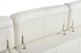 Bright Refreshing Look Sectional with Extra Padded Cushions