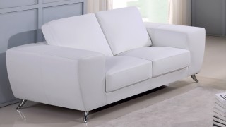 Julie Contemporary Sofa Set with Italian Leather