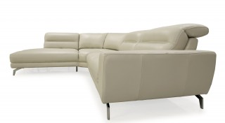 Advanced Adjustable Top Grain Leather Sectional