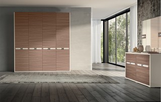 Made in Italy Wood Designer Bedroom Furniture Sets with Optional Storage System