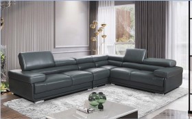 Exquisite Leather Corner Couch