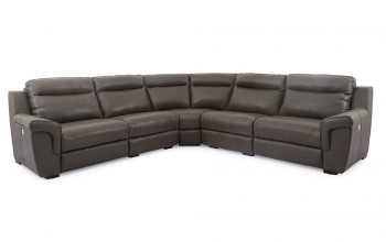 Unique Leather Corner Sectional Sofa with Soft Cushions Unique Leather Corner Sectional Sofa with Soft Cushions