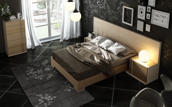 Unique Wood Elite Platform Bed with Drawers