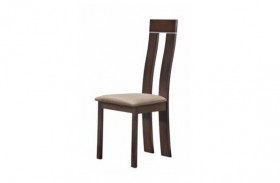 Sturdy Wood and Fabric Contemporary Dining Side Chair