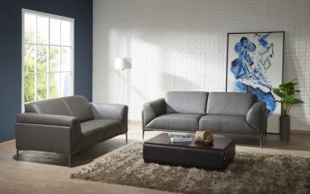 High Quality Leather Three Piece Sofa Set