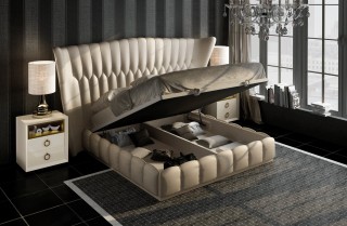 Exclusive Leather Platform Bedroom Furniture Sets