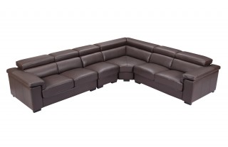 High End Quality Leather L-shape Sectional