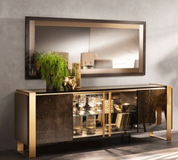 4 Door Italian Buffet for Modern Room