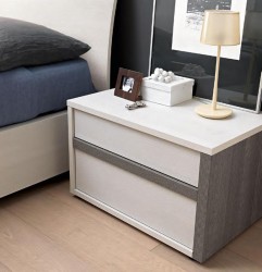 Made in Italy Wood Contemporary Master Bedroom Designs with Extra Storage