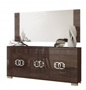 European Design 3-Door Buffet with Mirror for Dining Rooms European Design 3-Door Buffet with Mirror for Dining Rooms