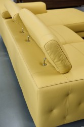 Adjustable Advanced Italian Leather Living Room Furniture