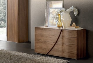 Made in Italy Leather Luxury Bedroom Furniture Sets