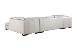 Elite Sectional Upholstered in Real Leather