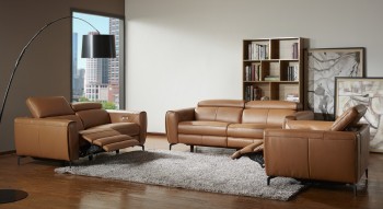 Cordoba 3-Piece Sofa Set in Contemporary Leather Cordoba 3-Piece Sofa Set in Contemporary Leather