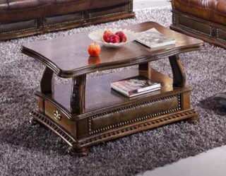 Oakman Wooden Coffee Table