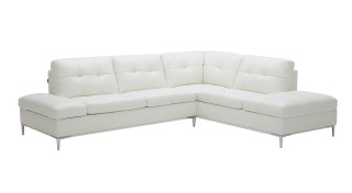 Elite Furniture Italian Leather Upholstery with Pillows