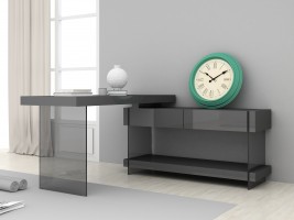 Modern Desk Furniture with Reflective Surfaces