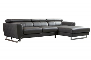 Exquisite Modern Top-Grain Italian Sectional