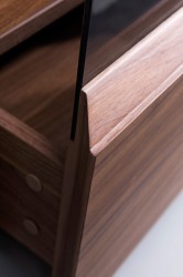 Modern Walnut TV Stand