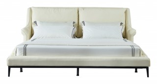 Stylish Leather Elite Platform Bed