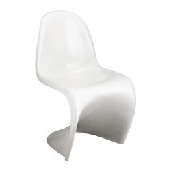 Contemporary S Shaped Modern Chair with Color Options