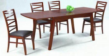 Solid Oak Extendable Dining Table in Dark Oak
