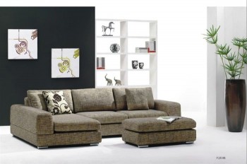 Contemporary Slipcovered Sectional