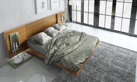 Unique Wood Modern Platform Bed