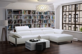 Advanced Adjustable 100% Italian Leather Sectional