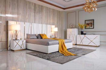 Unique Leather Luxury Bedroom Sets with Fully Upholstered Bed Unique Leather Luxury Bedroom Sets with Fully Upholstered Bed