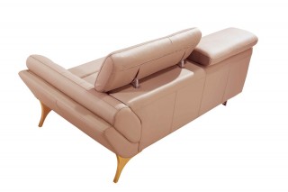 Luxury Sectional Upholstered in Real Leather