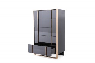 Elegant Wood Elite Modern Bedroom Sets with Extra Storage Cases