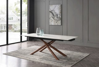 Rectangular Extendible Dining Table for Large Family